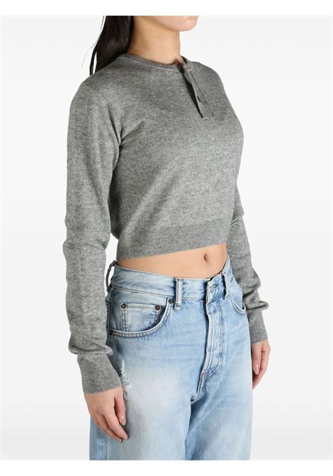 super fine cashmere pullover woman grey AURALEE | A25SP05SCTOP GRAY